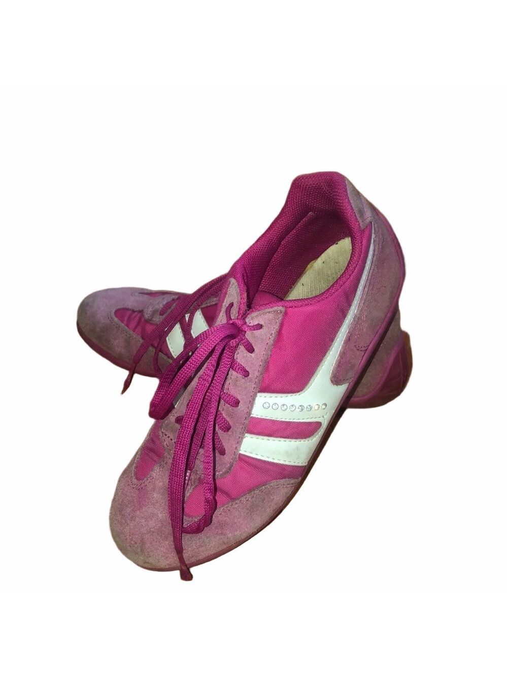 Pink Rhinestone Fashion Gym Shoes